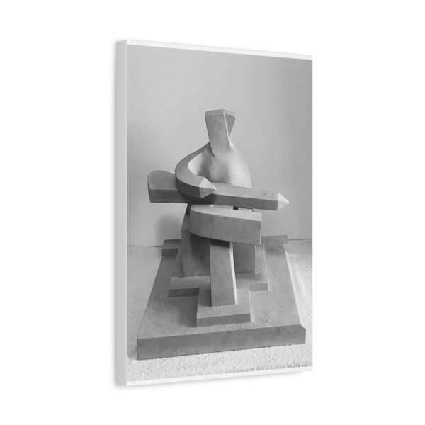 Modern Abstract Art Canvas Print "Woman Playing the Guitar"- Stretched Matte 1.25" - Image 8